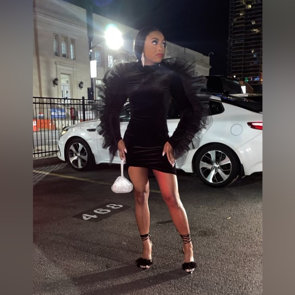 Black Tulle “That Girl” Birthday Dress